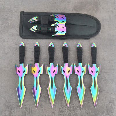 Throwing Knifes Rainbow SWORD Throwing Knives Set