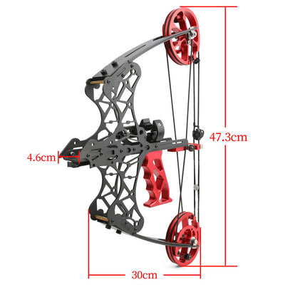 Compound Bow Set Archery Dual-use Steel Ball 40lbs Hunting Shooting