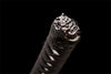 608 Damascus Steel Katana Black Gold Scabbard