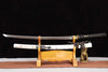 Damascus steel full tang katana samurai portrait