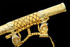 Handmade spring steel full tang katana golden phoenix