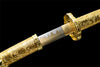 Handmade spring steel full tang katana golden phoenix