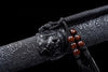 Handmade Manganese Steel Chinese Sword With Black Sheath