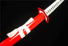 High carbon steel red sheath animation replica
