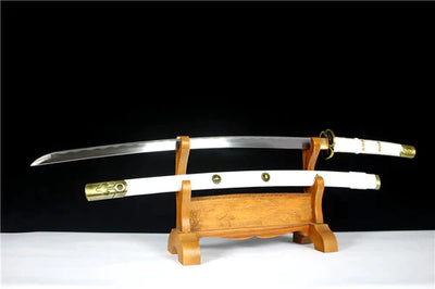 Handmade high carbon steel anime katana with scabbard