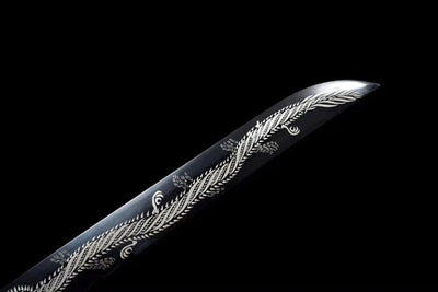 Handmade manganese steel dragon-shaped katana