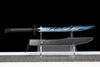 Ice Battle Sword Handmade Black Sheath