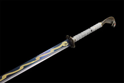 Manganese steel black scabbard Chinese sword