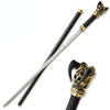 VORTHELOK FORGED SWORD CANE - GOLD EDITION